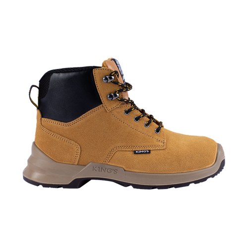 WORKWEAR, SAFETY & CORPORATE CLOTHING SPECIALISTS - Kings 15 - Boot, Lace Up Zip Side, Suede Leather - 15-532Z