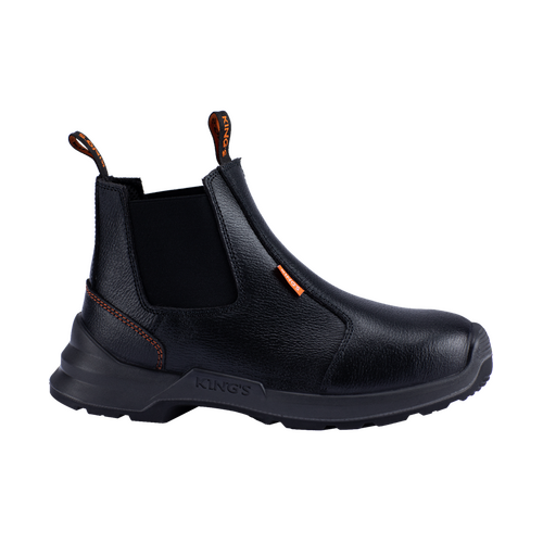 WORKWEAR, SAFETY & CORPORATE CLOTHING SPECIALISTS - Kings 15 - Boot, Elastic Side, Rambler Leather - 15-580