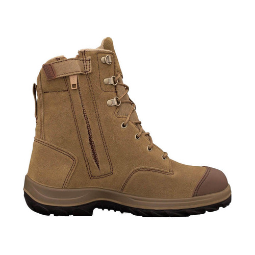 WORKWEAR, SAFETY & CORPORATE CLOTHING SPECIALISTS - WB 34 - 190mm Zip Side Lace Up Boot - 34-674