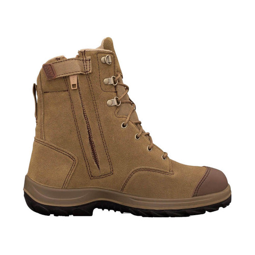 WORKWEAR, SAFETY & CORPORATE CLOTHING SPECIALISTS - WB 34 - 190mm Zip Side Lace Up Boot - 34-674P