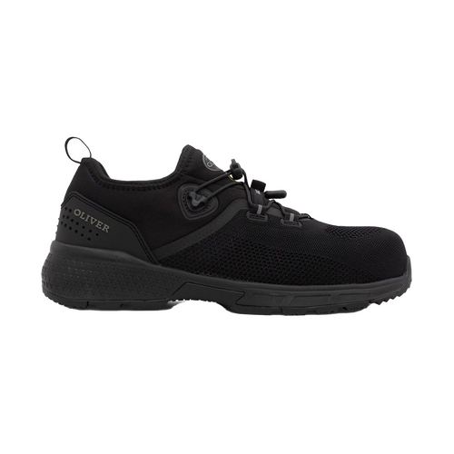 WORKWEAR, SAFETY & CORPORATE CLOTHING SPECIALISTS ST 40 - Black Flyknit Shoe (S1P HRO SRC ESD)