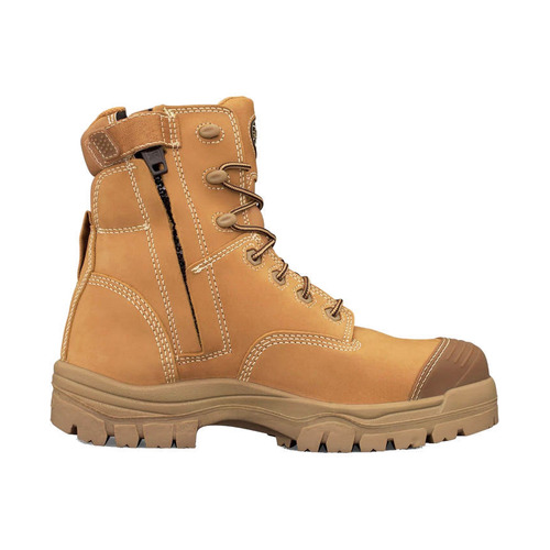 WORKWEAR, SAFETY & CORPORATE CLOTHING SPECIALISTS AT 45 - 150mm Zip Side Lace Up Boot - 45-632Z