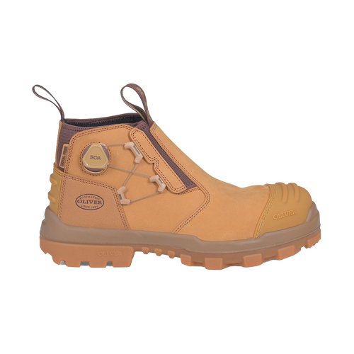 WORKWEAR, SAFETY & CORPORATE CLOTHING SPECIALISTS - AT 54 - Wheat Elastic Sided Boa Boot