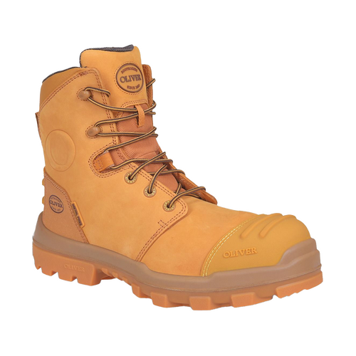 WORKWEAR, SAFETY & CORPORATE CLOTHING SPECIALISTS AT 54 - 150mm Wheat Zip Sided Boot