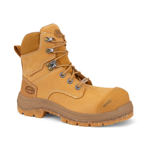 WORKWEAR, SAFETY & CORPORATE CLOTHING SPECIALISTS - AT 59 - Women's 150mm Wheat Zip Sided Boot