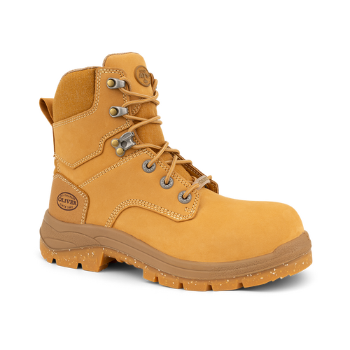 WORKWEAR, SAFETY & CORPORATE CLOTHING SPECIALISTS - AT 59 - Women's 150mm Wheat Zip Sided Boot