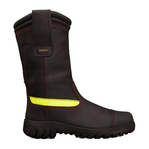 WORKWEAR, SAFETY & CORPORATE CLOTHING SPECIALISTS - HS 66 - 300mm Pull On Structural Fire Fighters Boot - 66-496