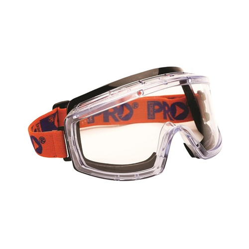 WORKWEAR, SAFETY & CORPORATE CLOTHING SPECIALISTS SAFETY GOGGLES 3700 CLEAR LENS ANTI FOG ANTI SCRATCH -NO FOAM