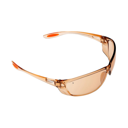 WORKWEAR, SAFETY & CORPORATE CLOTHING SPECIALISTS - Switch Light Brown Safety Glasses (MOQ 12)