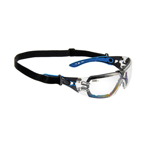 WORKWEAR, SAFETY & CORPORATE CLOTHING SPECIALISTS - PROTEUS 5 SAFETY GLASSES CLEAR LENS SPEC AND GASKET COMBO