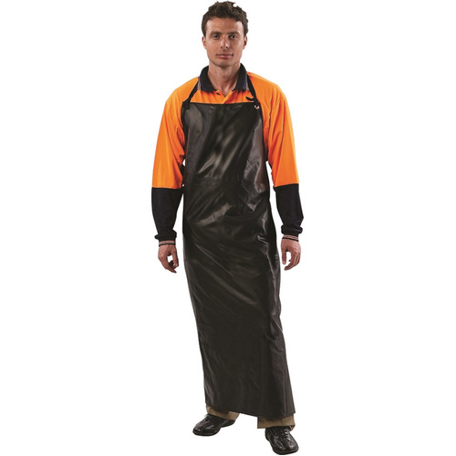 WORKWEAR, SAFETY & CORPORATE CLOTHING SPECIALISTS - PVC Apron 90cm X 120cm Black