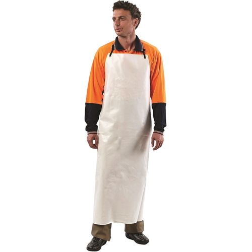 WORKWEAR, SAFETY & CORPORATE CLOTHING SPECIALISTS - PVC Apron 90cm X 120cm White