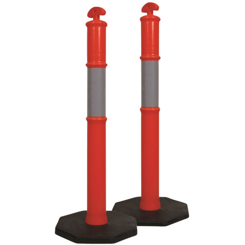 WORKWEAR, SAFETY & CORPORATE CLOTHING SPECIALISTS - Bollard Stem Only - Orange