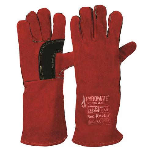 WORKWEAR, SAFETY & CORPORATE CLOTHING SPECIALISTS Pyromate Red Kevlar Welders Glove