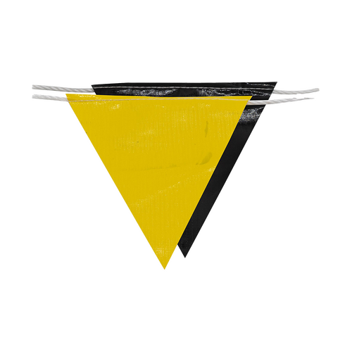 WORKWEAR, SAFETY & CORPORATE CLOTHING SPECIALISTS 30M Day Bunting Black/Yellow
