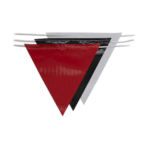 WORKWEAR, SAFETY & CORPORATE CLOTHING SPECIALISTS 30M Day Bunting Red/Black/White