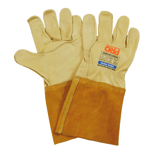 WORKWEAR, SAFETY & CORPORATE CLOTHING SPECIALISTS - Cow Grain Rigger with Extended Cuff