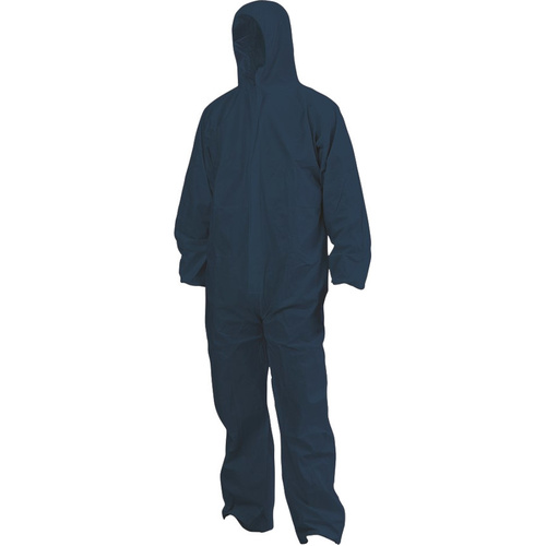 WORKWEAR, SAFETY & CORPORATE CLOTHING SPECIALISTS - BarrierTech SMS Coveralls Blue (MOQ 5)