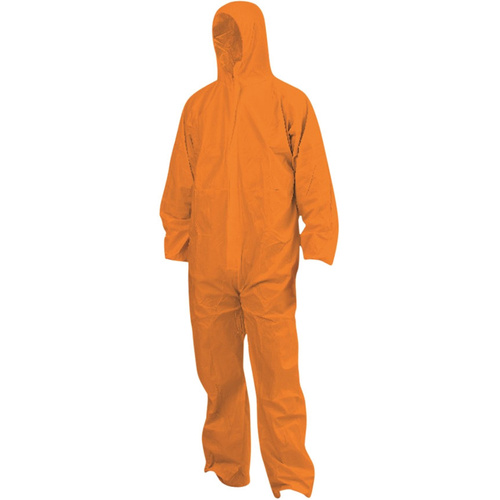 WORKWEAR, SAFETY & CORPORATE CLOTHING SPECIALISTS - BarrierTech SMS Coveralls Orange (MOQ 5)