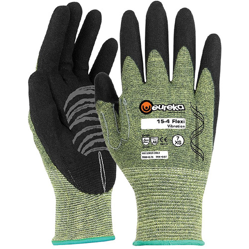 WORKWEAR, SAFETY & CORPORATE CLOTHING SPECIALISTS EUREKA 15-4 FLEXI VIBE ANTI VIBRATION PALM CUT D LINER