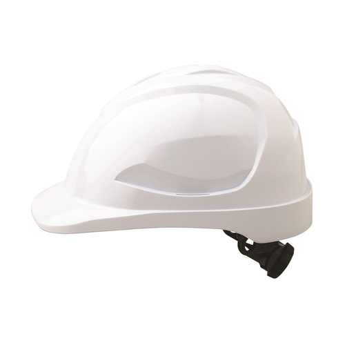 WORKWEAR, SAFETY & CORPORATE CLOTHING SPECIALISTS - V9 Hard Hat Unvented Ratchet Harness - White