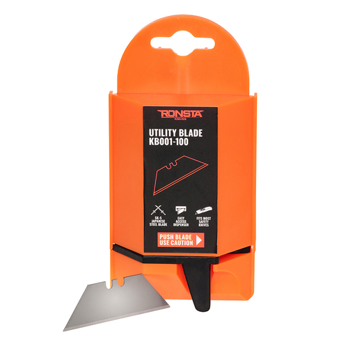 WORKWEAR, SAFETY & CORPORATE CLOTHING SPECIALISTS RONSTA KNIVES UTILITY BLADES (PACK OF 100)