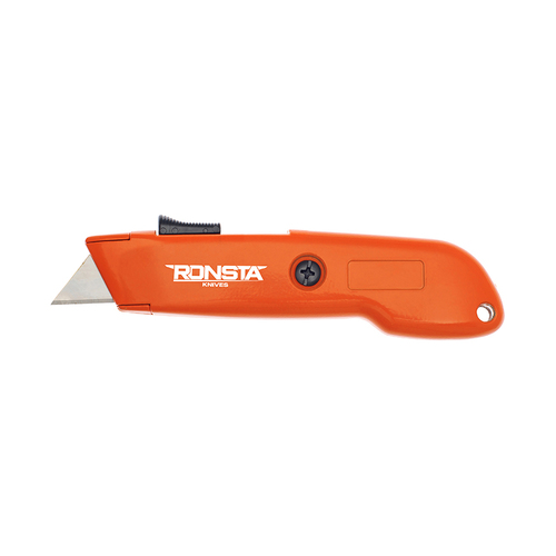 WORKWEAR, SAFETY & CORPORATE CLOTHING SPECIALISTS RONSTA KNIVES AUTO-RETRACTABLE SAFETY KNIFE HEAVY DUTY METAL BODY