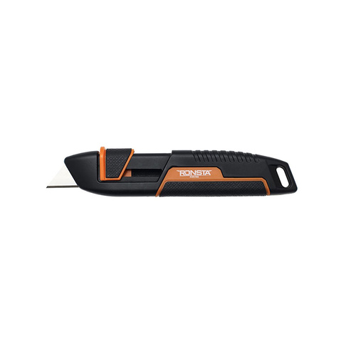 WORKWEAR, SAFETY & CORPORATE CLOTHING SPECIALISTS - RONSTA AUTO-RETRACTABLE SAFETY KNIFE HEAVY DUTY METAL BODY (MOQ 12)