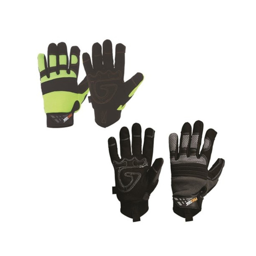 WORKWEAR, SAFETY & CORPORATE CLOTHING SPECIALISTS - Profit Protec Black Gloves