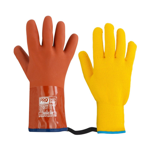 WORKWEAR, SAFETY & CORPORATE CLOTHING SPECIALISTS DISCONTINUED - ThermoGrip Glove - Premium PVC Glove with Removeable Winter Liner