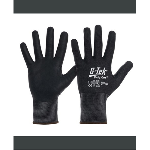 WORKWEAR, SAFETY & CORPORATE CLOTHING SPECIALISTS G-TEK POLYKOR CUT "E" 21g FOAM NITRILE PALM