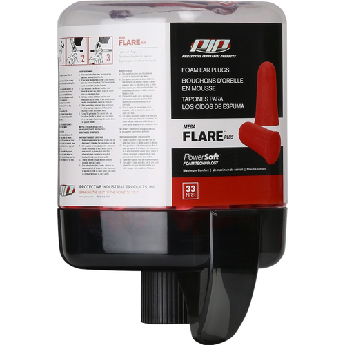 WORKWEAR, SAFETY & CORPORATE CLOTHING SPECIALISTS Mega Flare Plus Earplugs Class 5 Uncorded Refill Canister