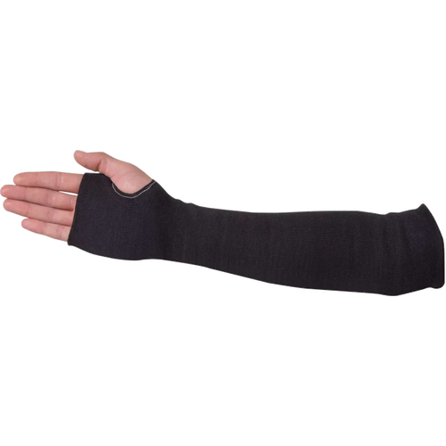 WORKWEAR, SAFETY & CORPORATE CLOTHING SPECIALISTS ARACUT Black 18in Kevlar Sleeve