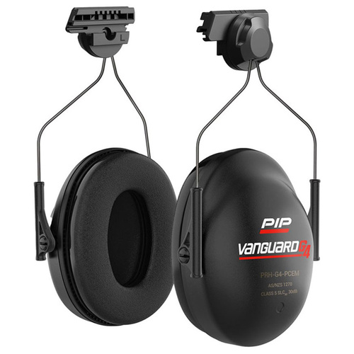 WORKWEAR, SAFETY & CORPORATE CLOTHING SPECIALISTS - VANGUARD G4 PAPR EARMUFF PASSIVE SLIMLINE CLASS 5 MOUNTED