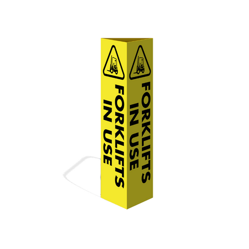 WORKWEAR, SAFETY & CORPORATE CLOTHING SPECIALISTS Three Sided Bollard Cover Surround, Forklifts In Use