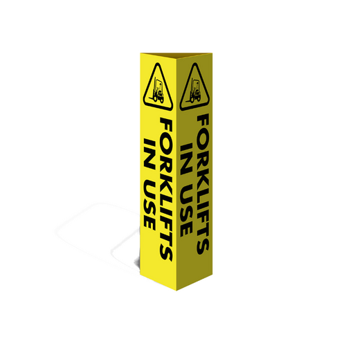 WORKWEAR, SAFETY & CORPORATE CLOTHING SPECIALISTS Three Sided Bollard Cover Surround, Forklifts In Use