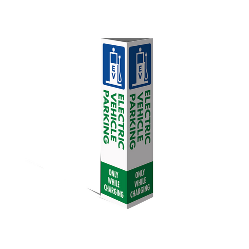 WORKWEAR, SAFETY & CORPORATE CLOTHING SPECIALISTS Three Sided Bollard Cover Surround, Electric Vehicle Parking...