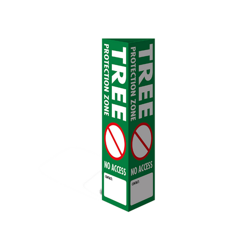 WORKWEAR, SAFETY & CORPORATE CLOTHING SPECIALISTS Three Sided Bollard Cover Surround, Tree Protection Zone...