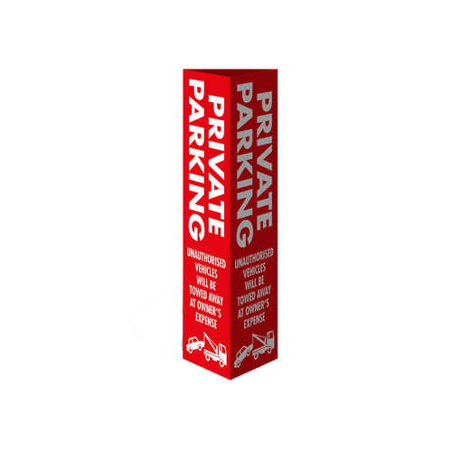WORKWEAR, SAFETY & CORPORATE CLOTHING SPECIALISTS Three Sided Bollard Cover Surround, Private Parking...