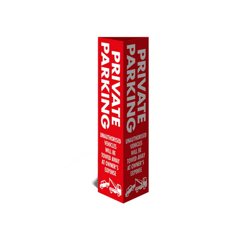 WORKWEAR, SAFETY & CORPORATE CLOTHING SPECIALISTS Three Sided Bollard Cover Surround, Private Parking...