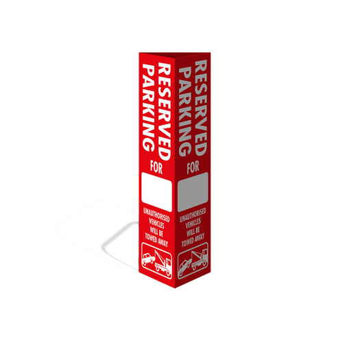 WORKWEAR, SAFETY & CORPORATE CLOTHING SPECIALISTS Three Sided Bollard Cover Surround, Reserved Parking...