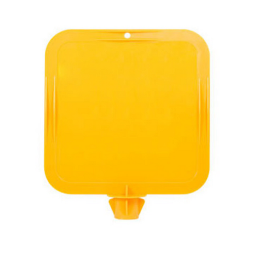 WORKWEAR, SAFETY & CORPORATE CLOTHING SPECIALISTS - Yellow Lock In Sign Frame, Blank Yellow