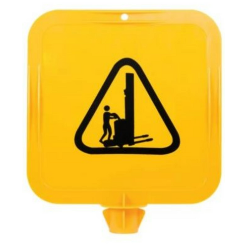 WORKWEAR, SAFETY & CORPORATE CLOTHING SPECIALISTS Yellow Lock In Sign Frame, Walkie Stacker Picto