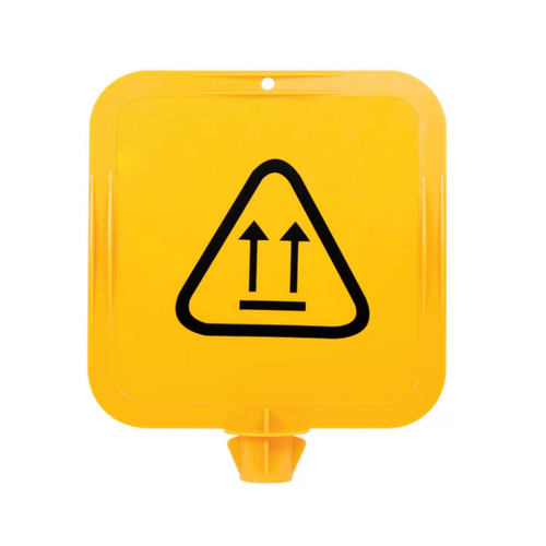WORKWEAR, SAFETY & CORPORATE CLOTHING SPECIALISTS Yellow Lock In Sign Frame, Workers Above Picto