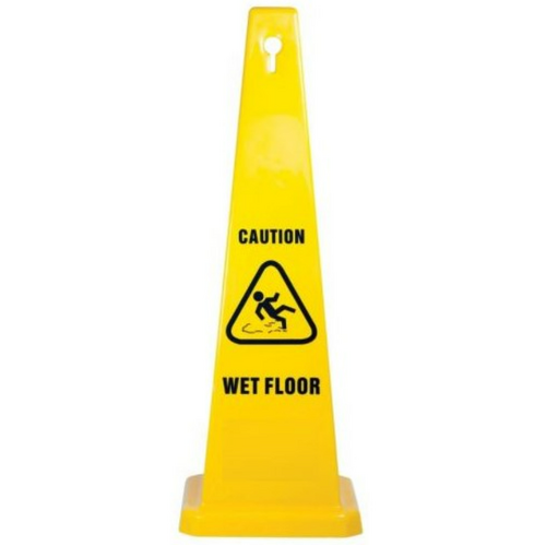 WORKWEAR, SAFETY & CORPORATE CLOTHING SPECIALISTS Safety Cone - Safety Cone, Caution Wet Floor