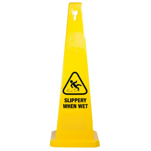 WORKWEAR, SAFETY & CORPORATE CLOTHING SPECIALISTS - Safety Cone - Safety Cone, Slippery When Wet