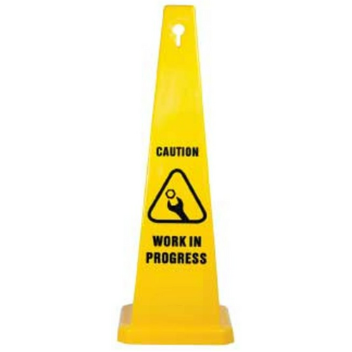 WORKWEAR, SAFETY & CORPORATE CLOTHING SPECIALISTS Safety Cone - Safety Cone, Caution Work In Progress