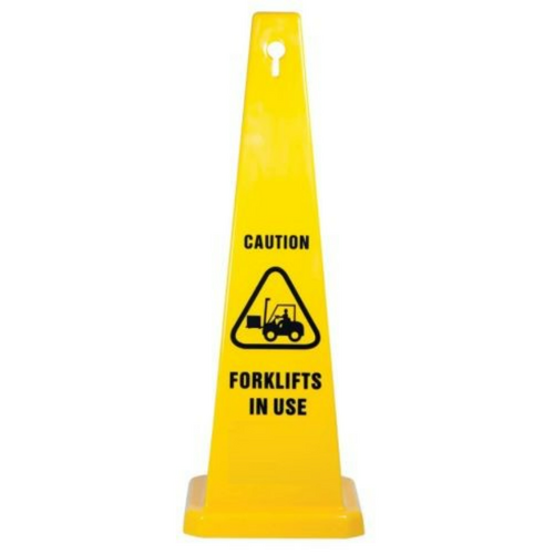 WORKWEAR, SAFETY & CORPORATE CLOTHING SPECIALISTS - Safety Cone - Safety Cone, Caution Forklifts In Use