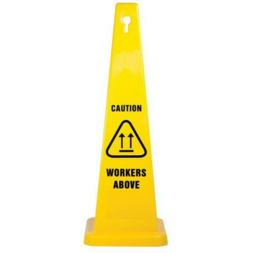 WORKWEAR, SAFETY & CORPORATE CLOTHING SPECIALISTS Safety Cone - Safety Cone, Caution Workers Above