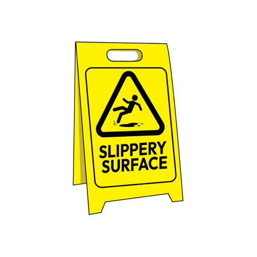 WORKWEAR, SAFETY & CORPORATE CLOTHING SPECIALISTS Corflute Sign Stand, Slippery Surface